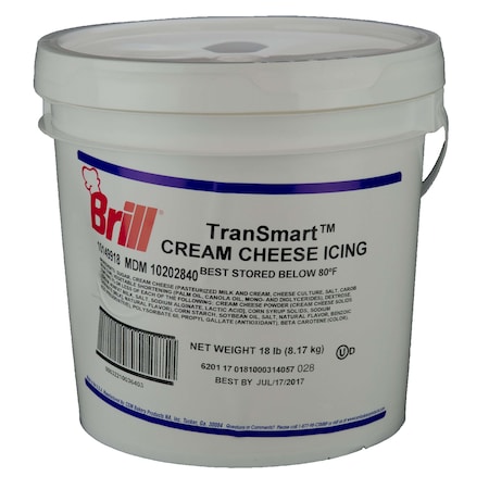 Brill Brill Transmart Cream Cheese Icing 18lbs 10202840